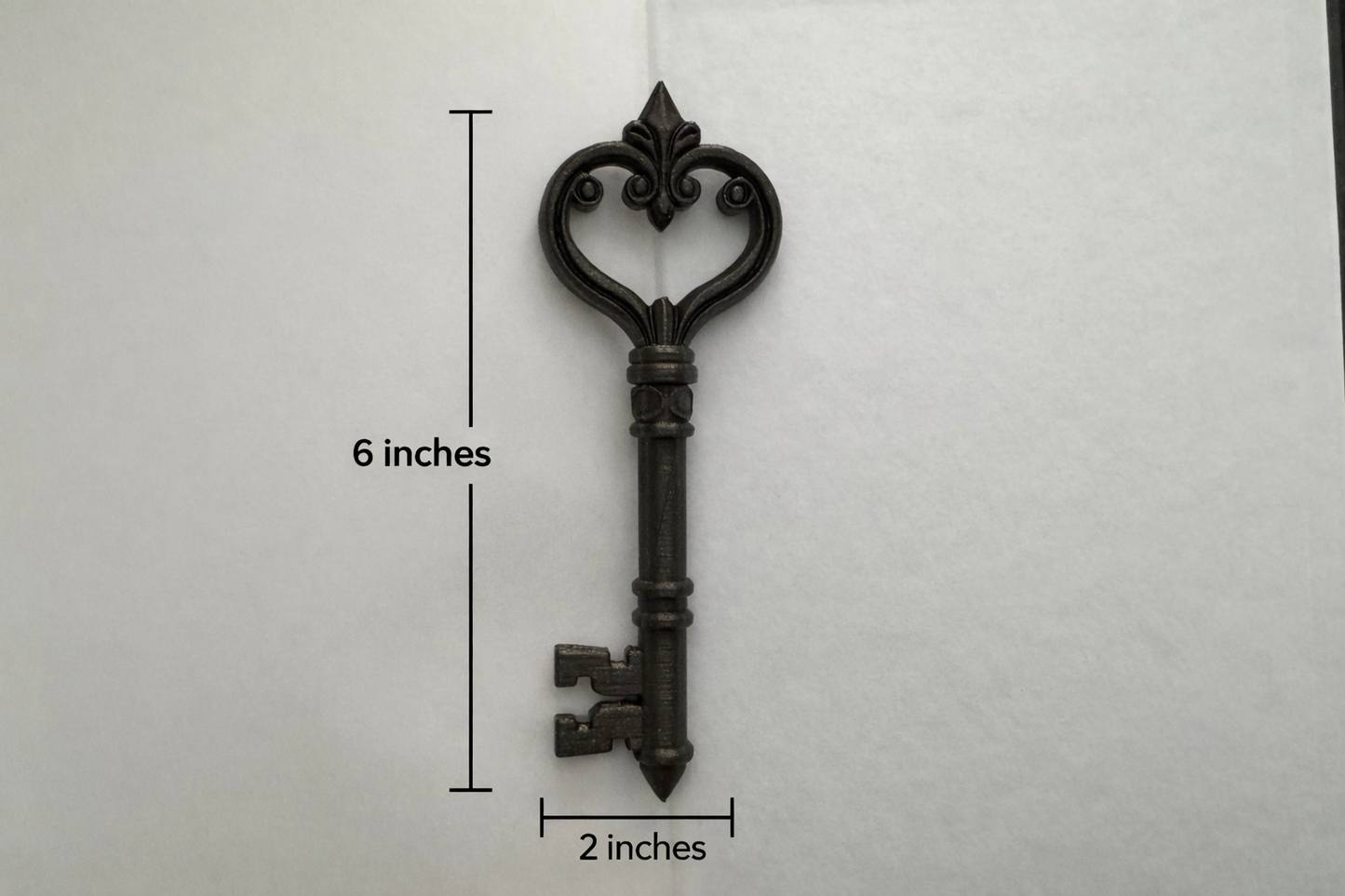 Vintage Heart Key