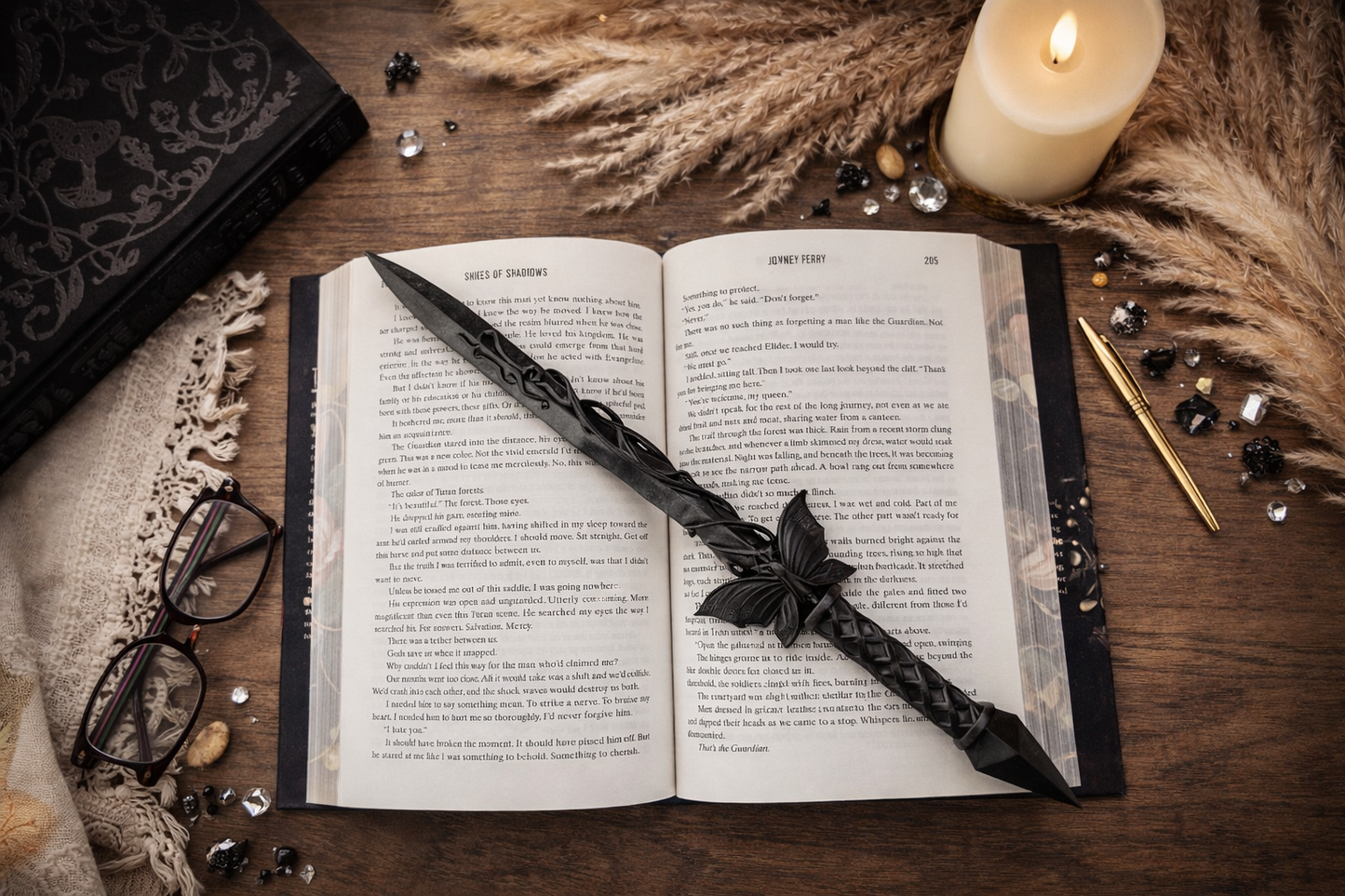 Enchanted Fae Dagger - Antique Gold