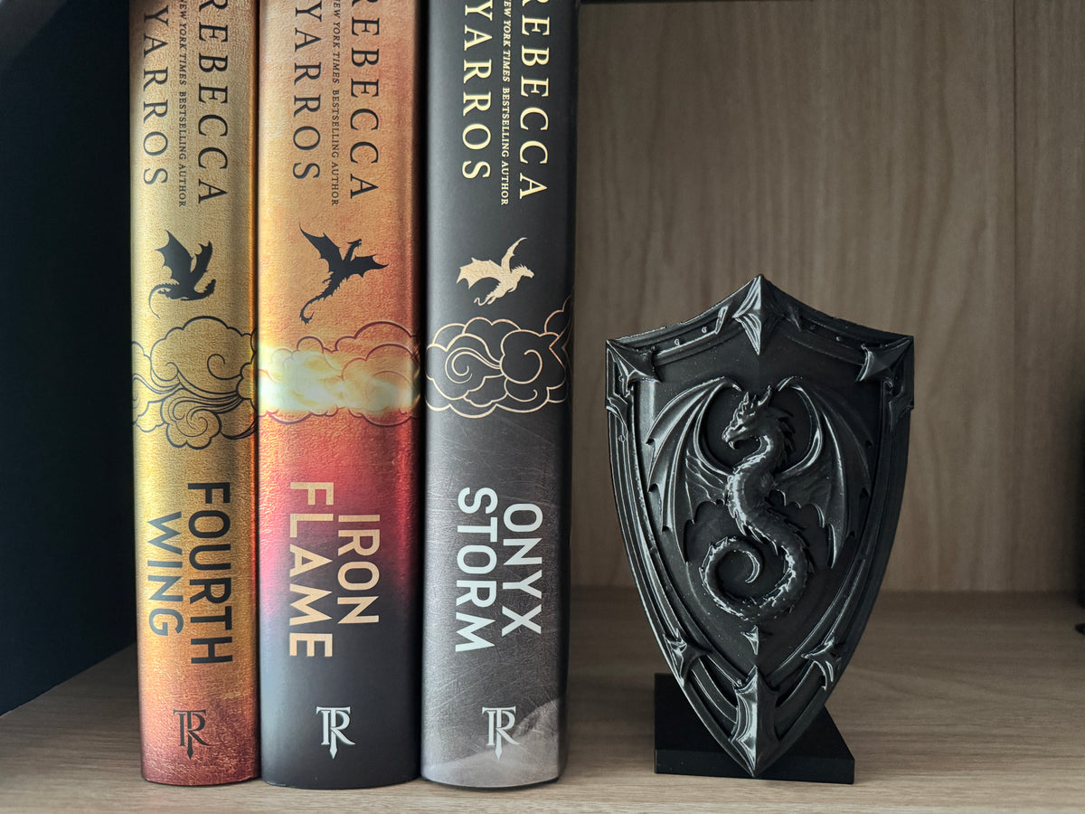Dragon Crest Shield – 3D Printed Fantasy Decor