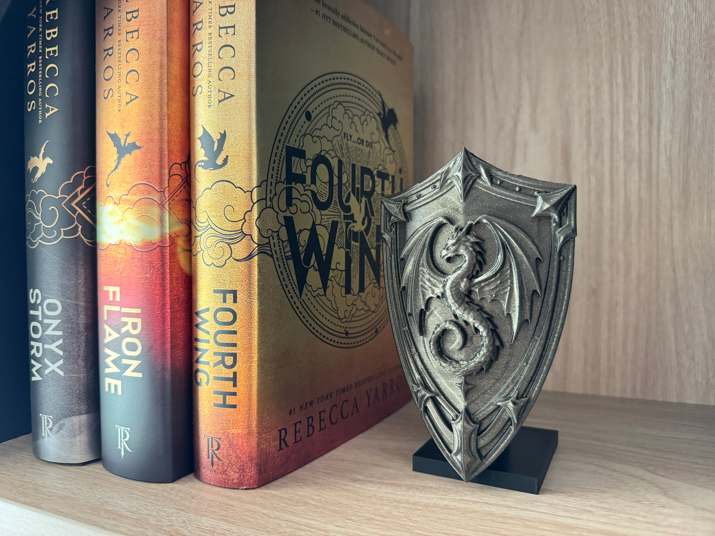 Dragon Crest Shield – 3D Printed Fantasy Decor